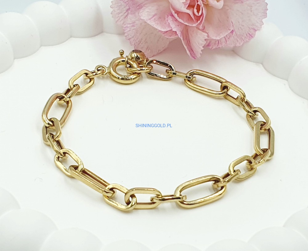 Złota bransoletka (927.WG)