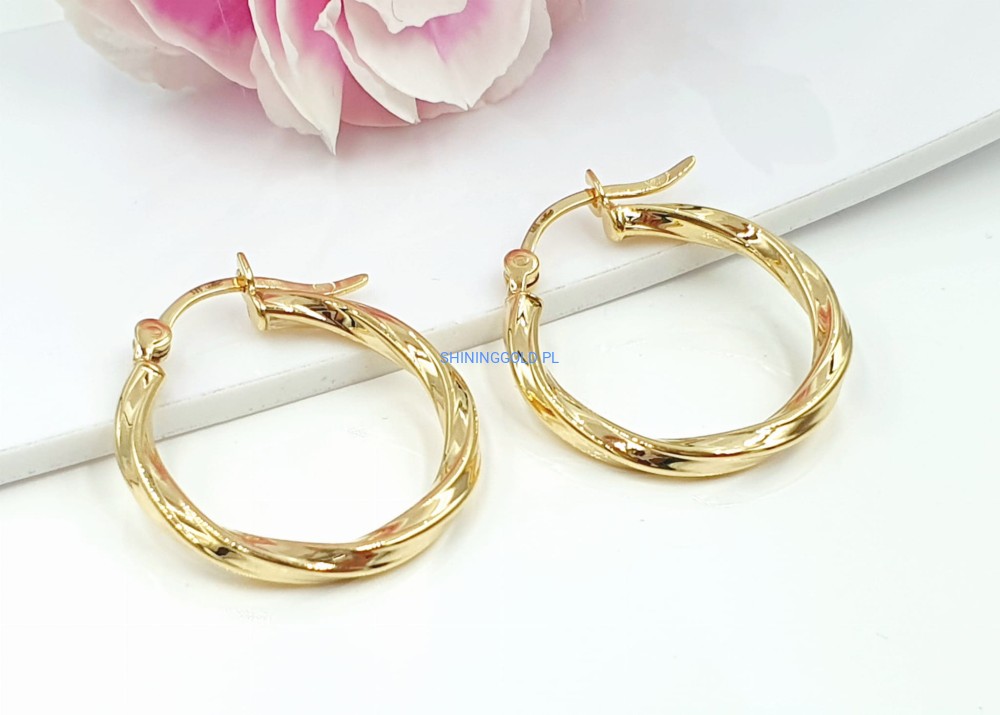 Złote kolczyki (744.P)