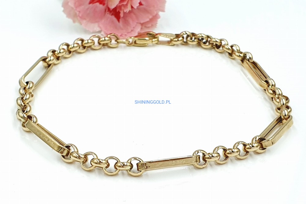 Złota bransoletka (958.WG)