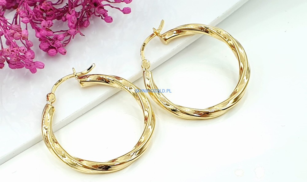 Złote kolczyki (746.P)