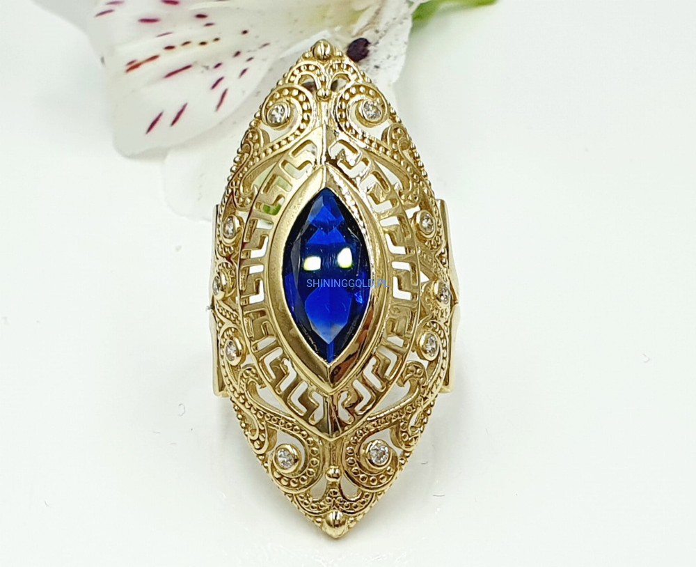 Złoty pierścionek (044.P)