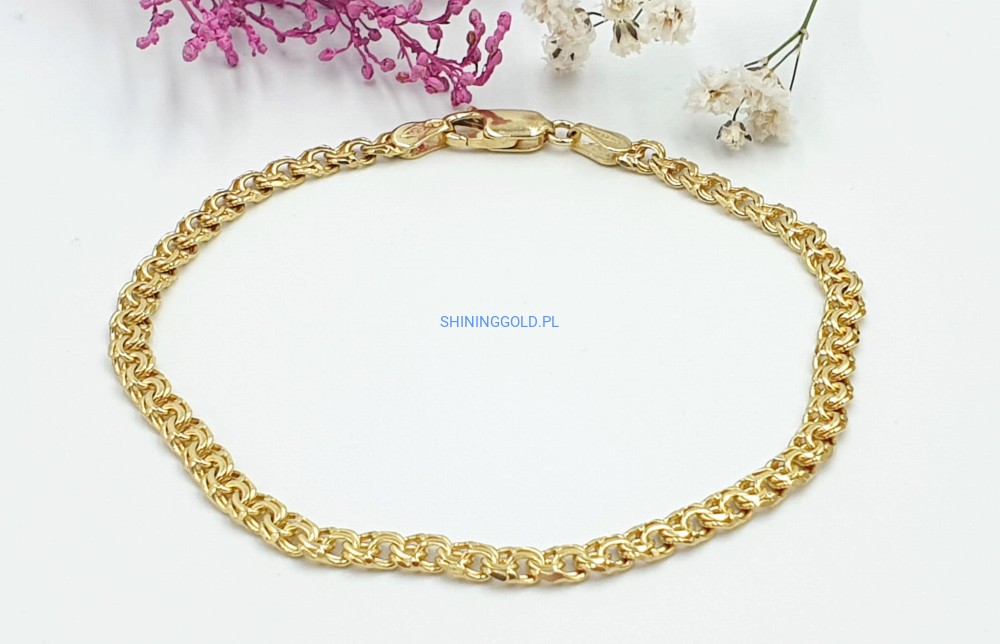 Złota bransoletka (915WS)