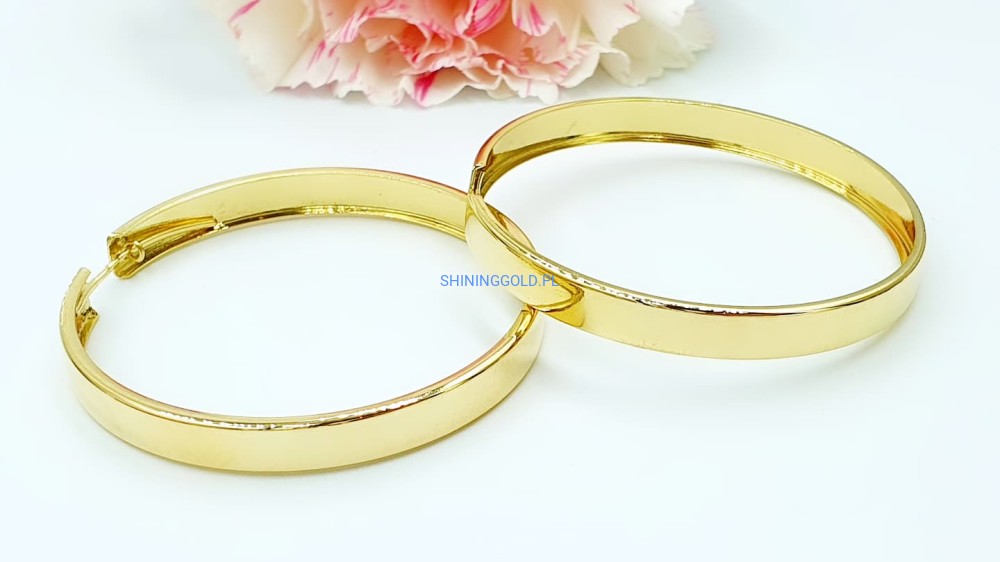 Złote kolczyki koła (763.WS)