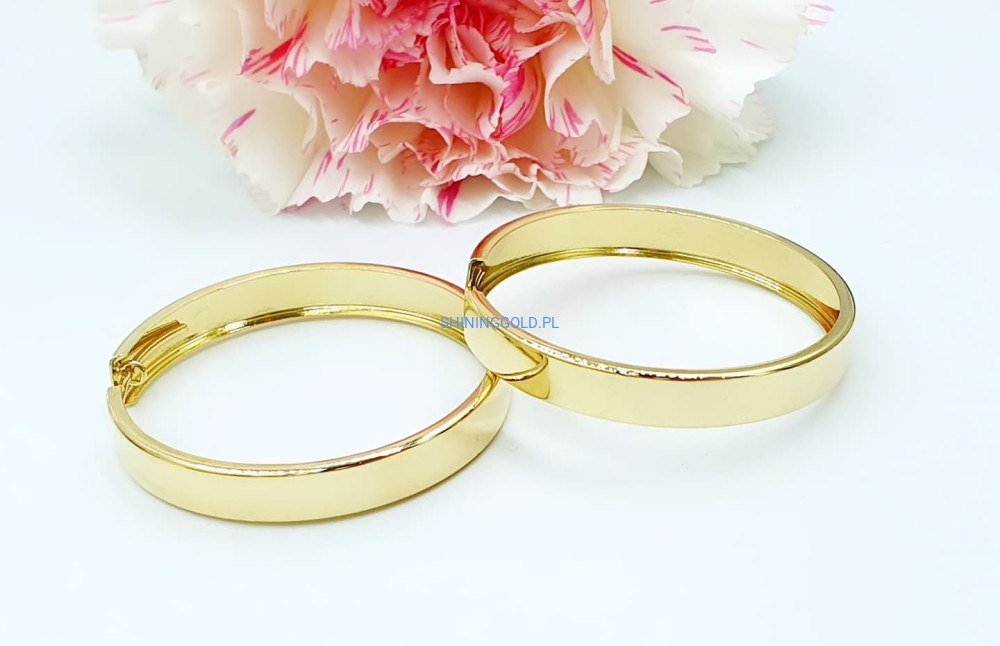 Złote kolczyki koła (747.WS)