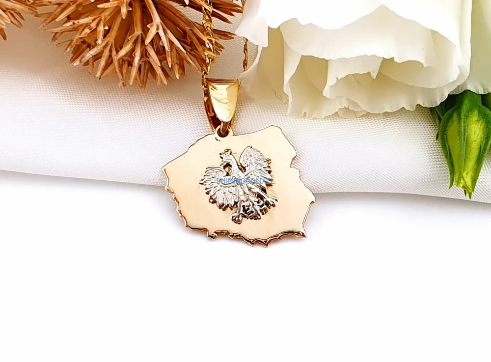 Złota zawieszka Polska  (342P)