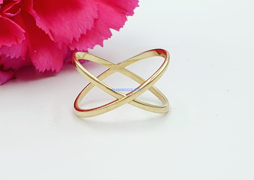 Złoty pierścionek (116.WG)